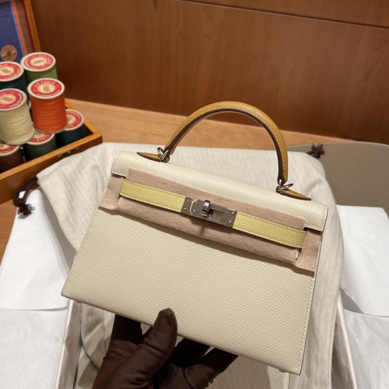 Mini Kelly  Epsom“19*13*7CM”-0011=