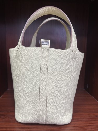Picotin Lock 18 Bag Clemence Leather“18*18*18CM”-079=