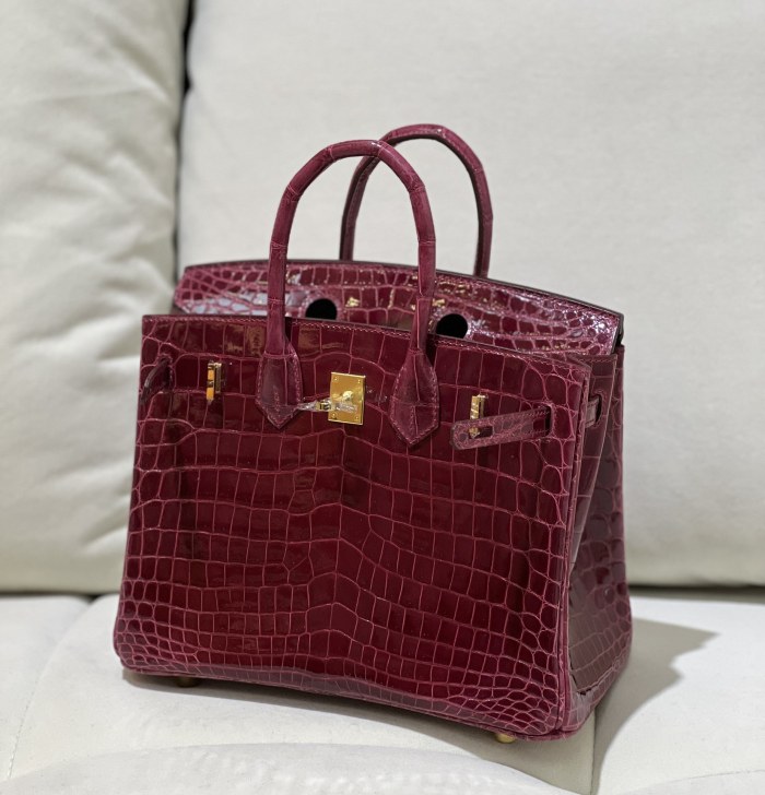 Birkin 25 Niloticus Crocodile“25*20*13CM”-00301=