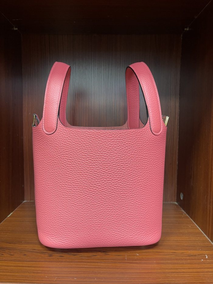 Picotin Lock 18 Bag Clemence Leather“18*18*18CM”-079=