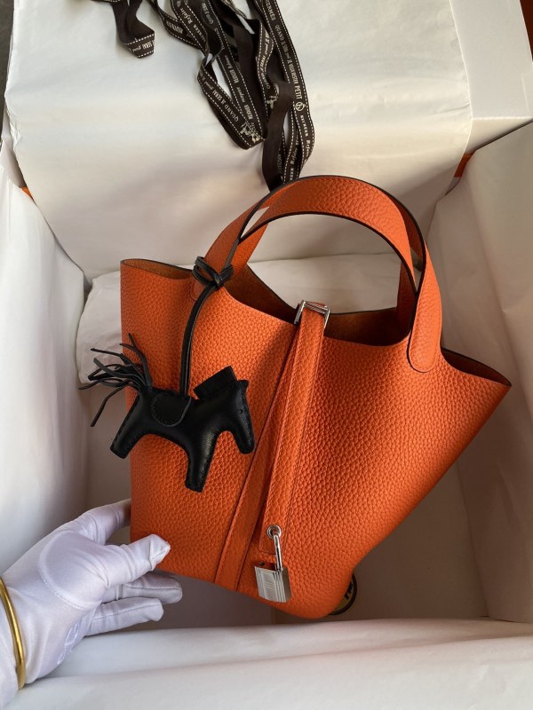 Picotin Lock 22 Clemence Leather“22*22*22CM”-079=