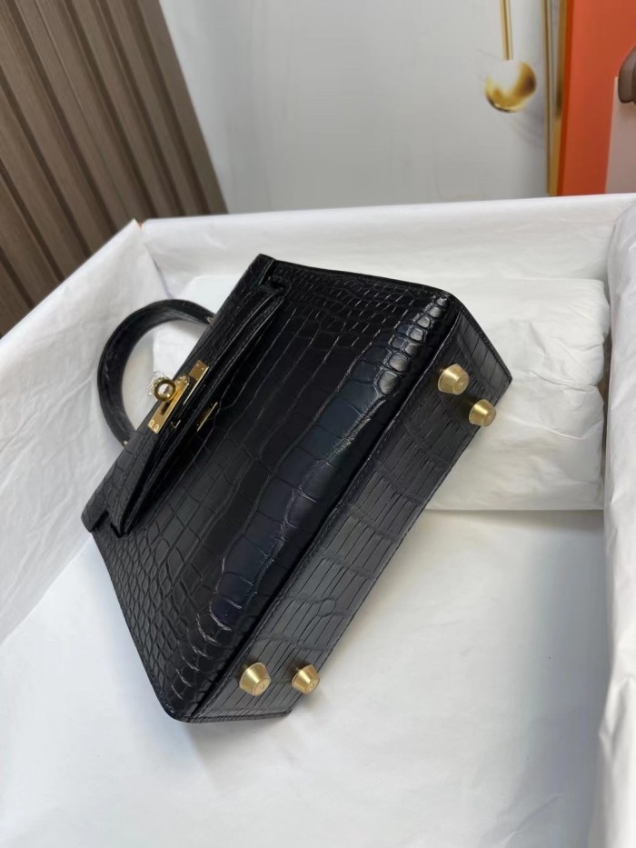Kelly 20 Alligator Matte“20*16*8CM”-00301=