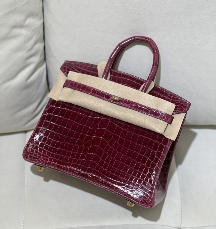 Birkin 25 Niloticus Crocodile“25*20*13CM”-00301=