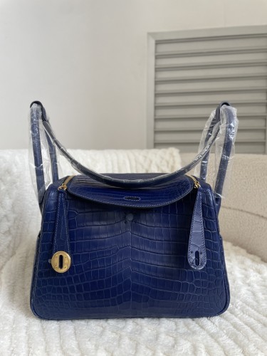Lindy 26 Matte Niloticus Crocodile“26*18*12CM”-00801=