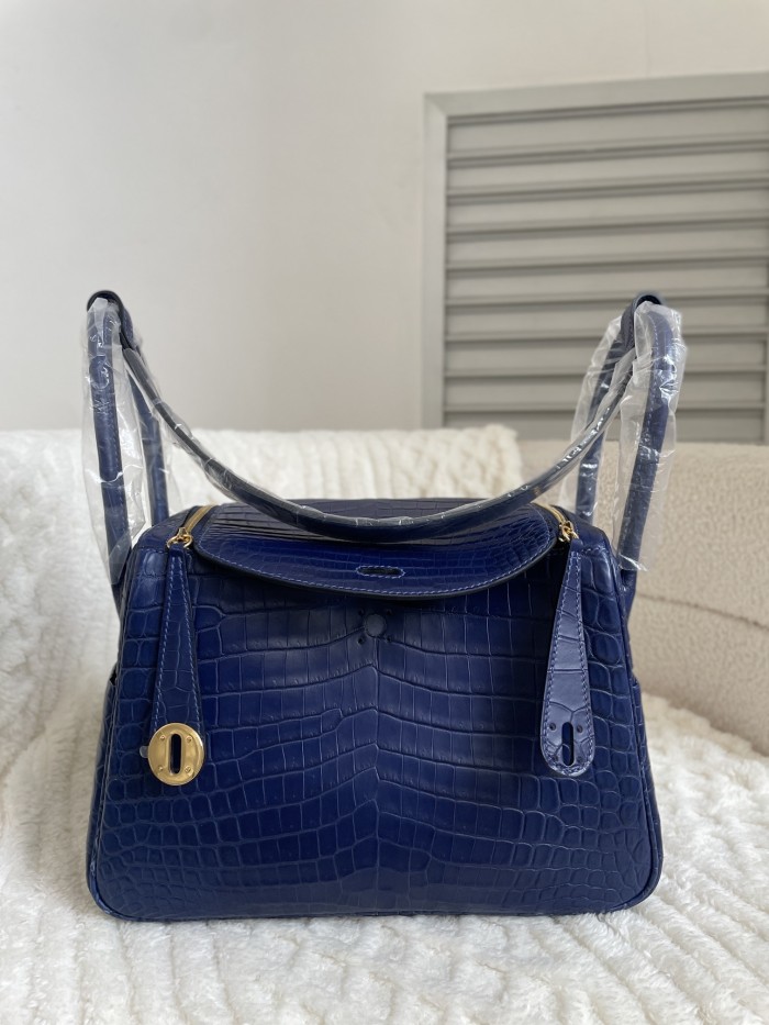 Lindy 26 Matte Niloticus Crocodile“26*18*12CM”-00801=