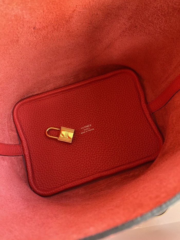 Picotin Lock 22 Clemence Leather“22*22*22CM”-079=