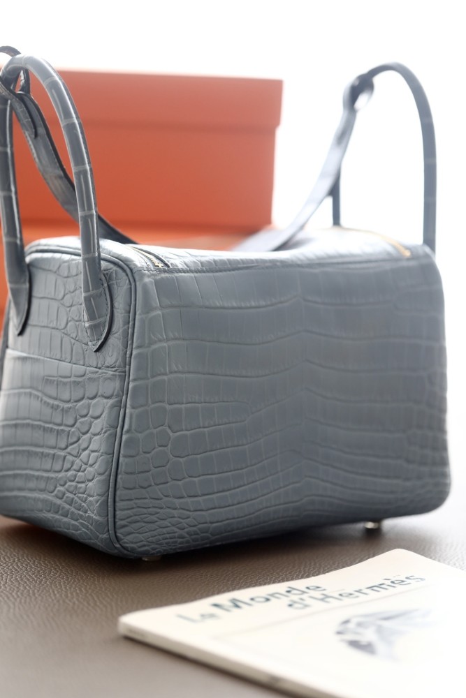 Lindy 26 Matte Niloticus Crocodile“26*18*12CM”-00801=