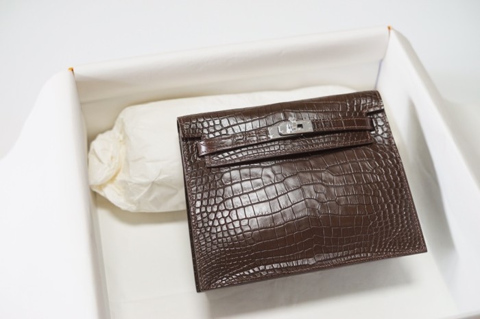 Kelly Danse  Alligator Matte“22*17*7CM”-00301=