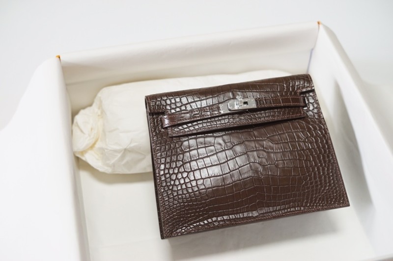 Kelly Danse  Alligator Matte“22*17*7CM”-00301=