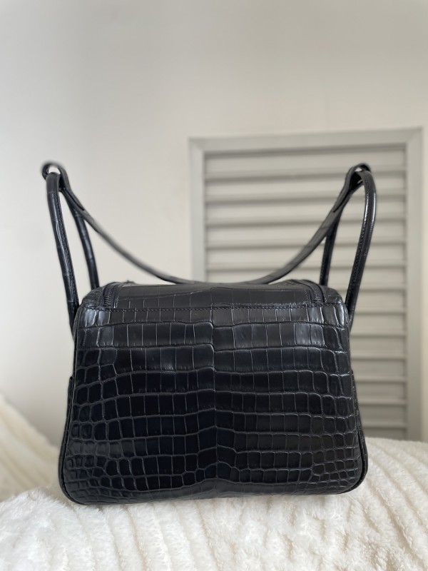 Lindy 26 Matte Niloticus Crocodile“26*18*12CM”-00801=