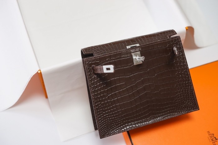 Kelly Danse  Alligator Matte“22*17*7CM”-00301=