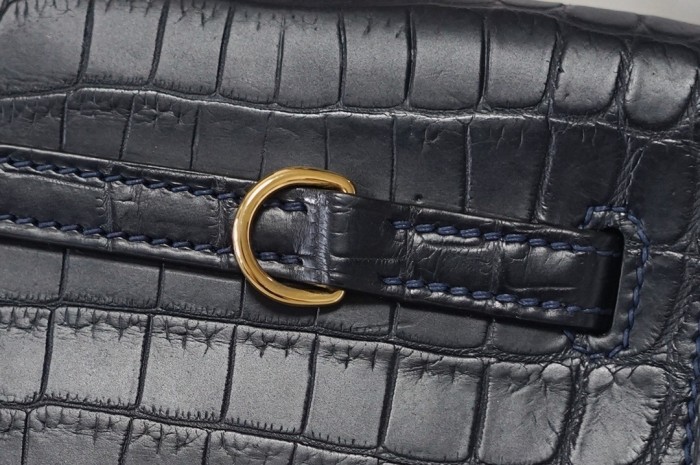 Kelly Danse  Alligator Matte“22*17*7CM”-00301=