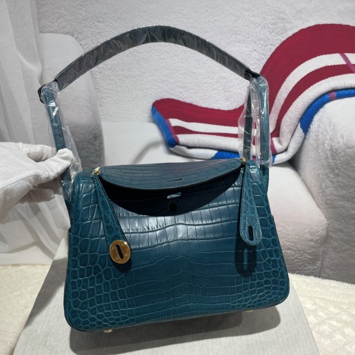 Lindy 26 Matte Niloticus Crocodile“26*18*12CM”-00801=