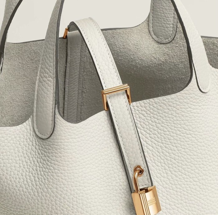 Picotin Lock 18 Clemence Leather Bag“18*18*13CM”-058=