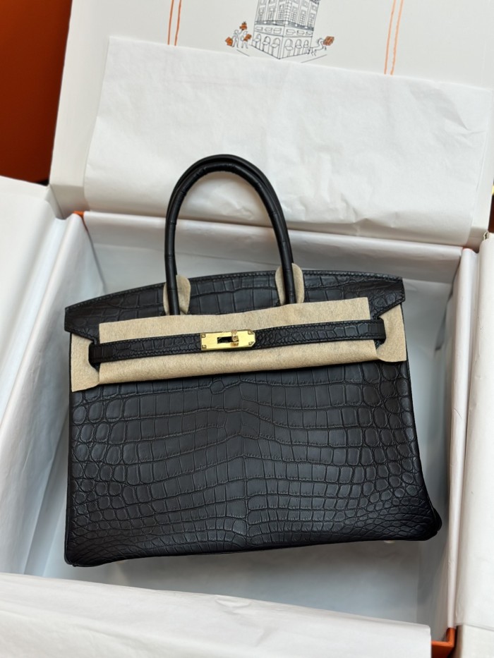 Birkin 30 Crocodile“30*22*16CM”-00081=
