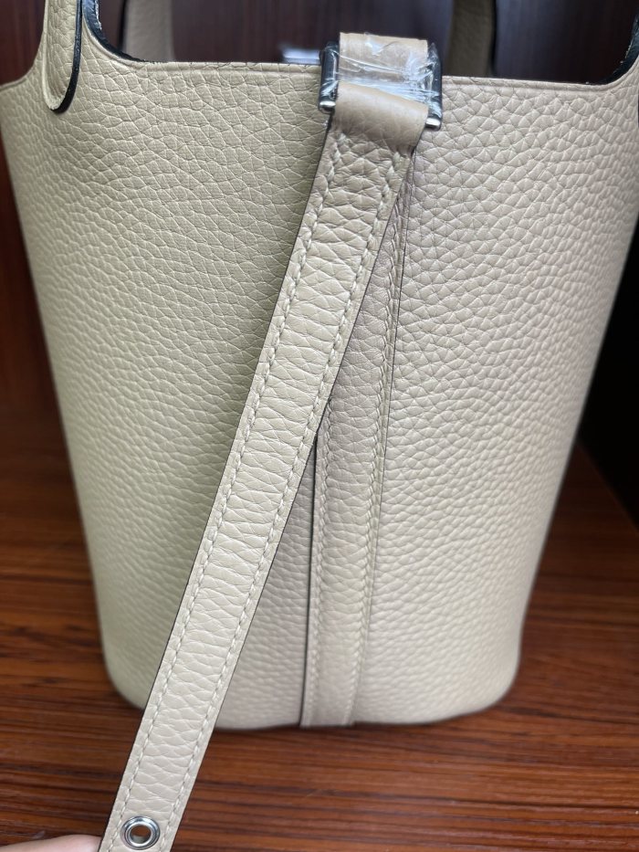 Picotin Lock 18 Bag Clemence Leather“18*18*18CM”-079=