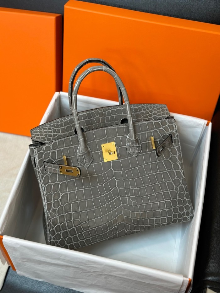 Birkin Togo-Crocodile 30Bag“30*22*16CM”-00081=