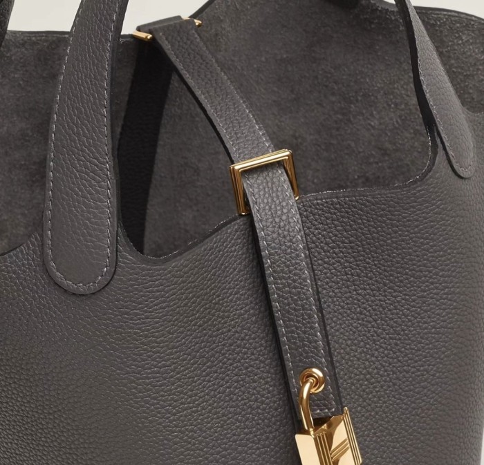 Picotin Lock 18 Clemence Leather Bag“18*18*13CM”-058=