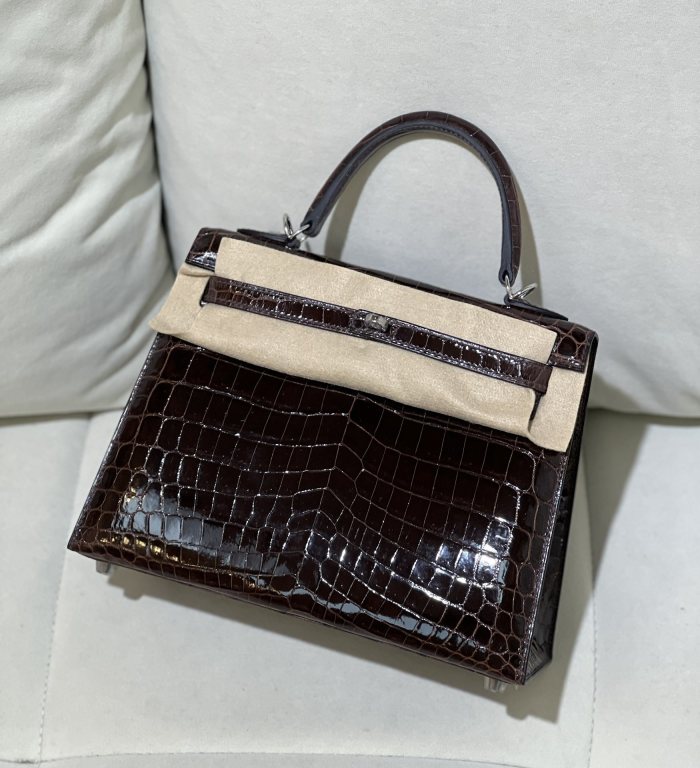 Kelly Crocodile 25 Bag“25*17*7CM”-00051=