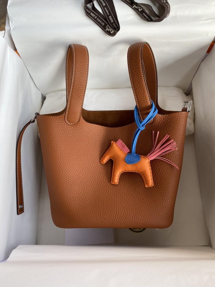 Picotin Lock 22 Clemence Leather“22*22*22CM”-079=
