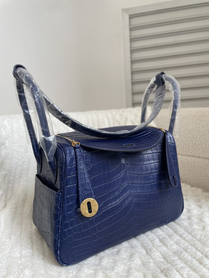Lindy 26 Matte Niloticus Crocodile“26*18*12CM”-00801=
