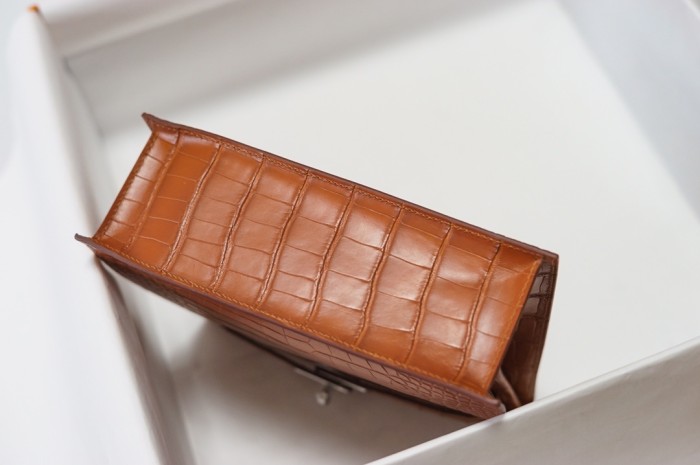Kelly Danse  Alligator Matte“22*17*7CM”-00301=