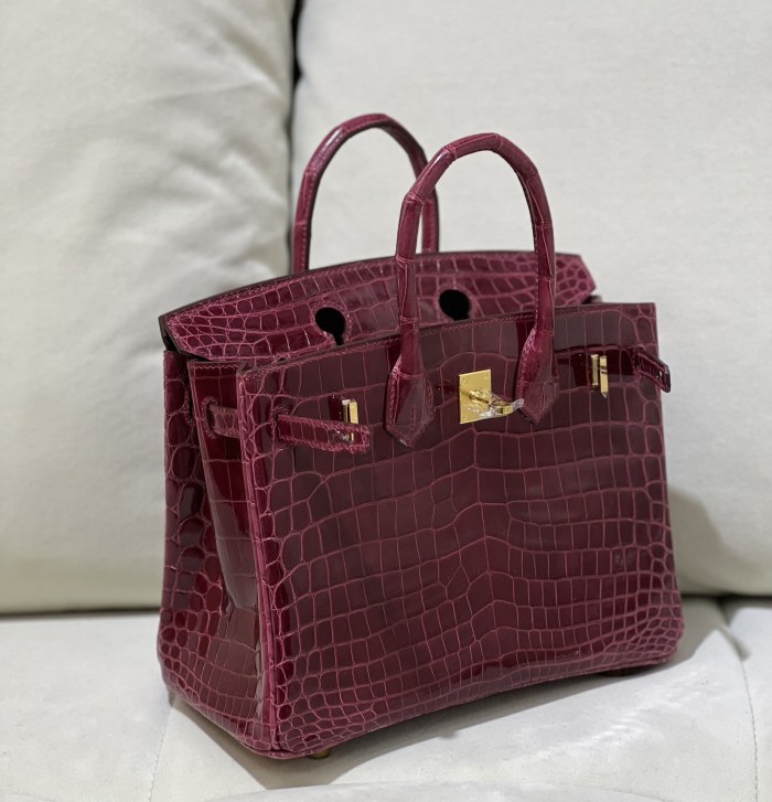 Birkin 25 Niloticus Crocodile“25*20*13CM”-00301=