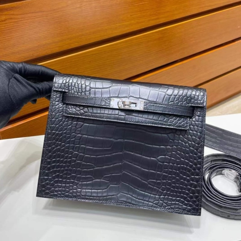 Kelly Danse  Alligator Matte“22*17*7CM”-00301=