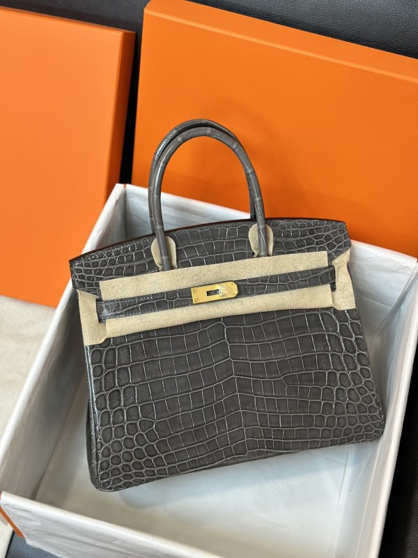 Birkin Crocodile 30Bag“30*22*16CM”-00081=