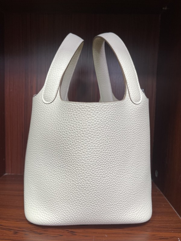 Picotin Lock 18 Bag Clemence Leather“18*18*18CM”-079=