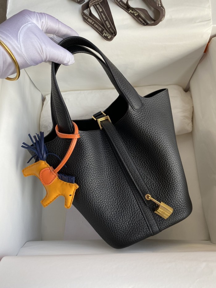 Picotin Lock 22 Clemence Leather“22*22*22CM”-079=