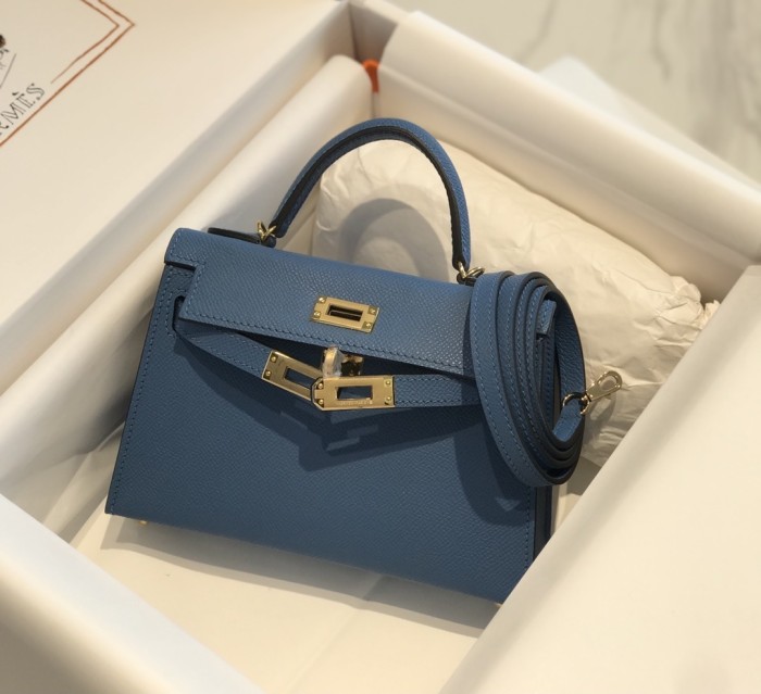 Mini Kelly Epsom“19*12*6CM”-0301=