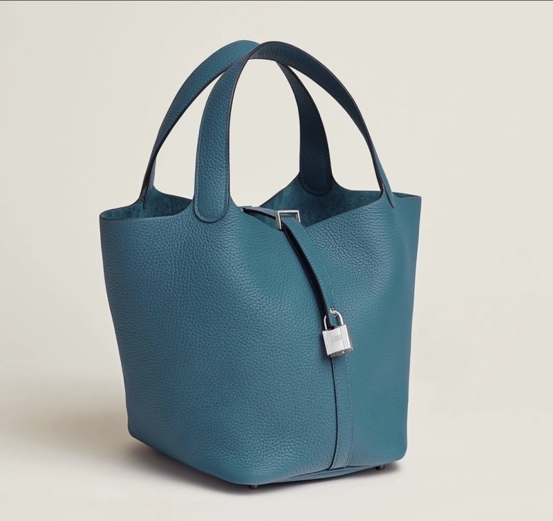 Picotin Lock 18 Clemence Leather Bag“18*18*13CM”-058=