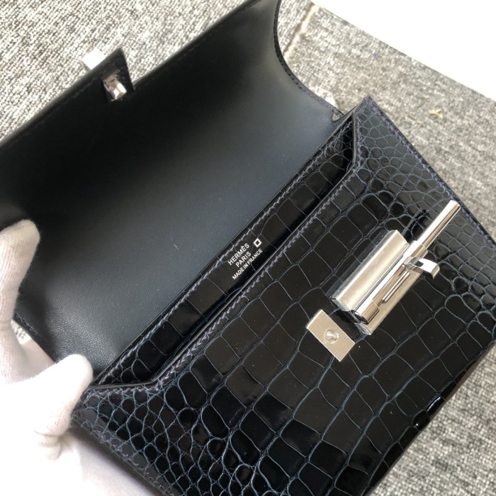 Verrou Chain Mini Bag 17 Alligator“17*14*4.2CM”-00801=