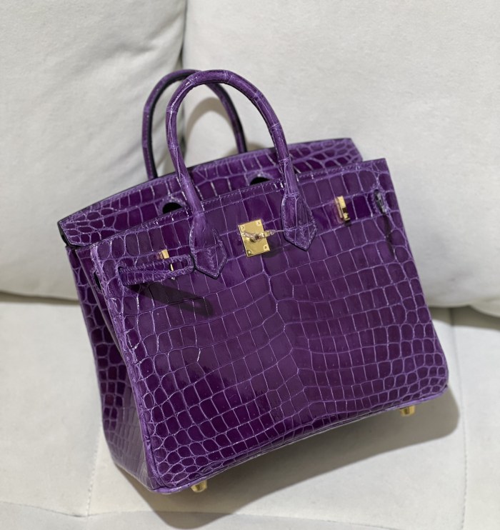 Birkin 25 Niloticus Crocodile“25*20*13CM”-00301=
