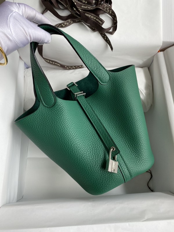 Picotin Lock 18 Togo Leather“18*18*18CM”-079=