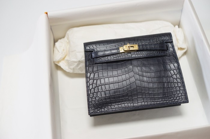Kelly Danse  Alligator Matte“22*17*7CM”-00301=