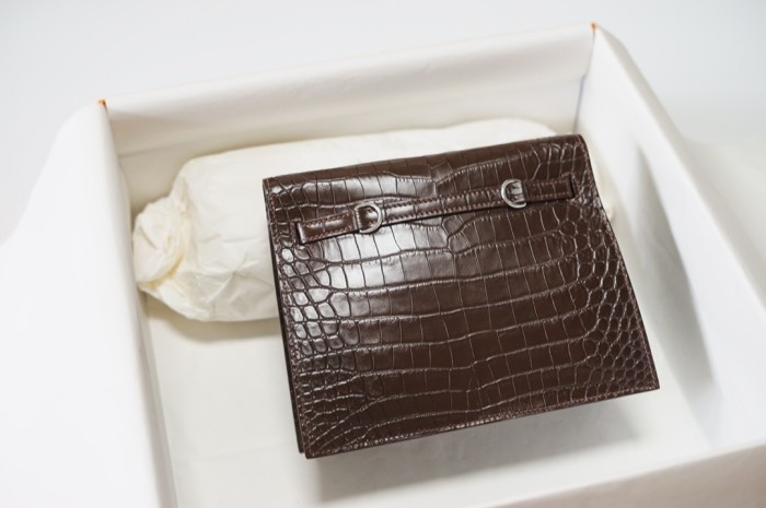 Kelly Danse  Alligator Matte“22*17*7CM”-00301=