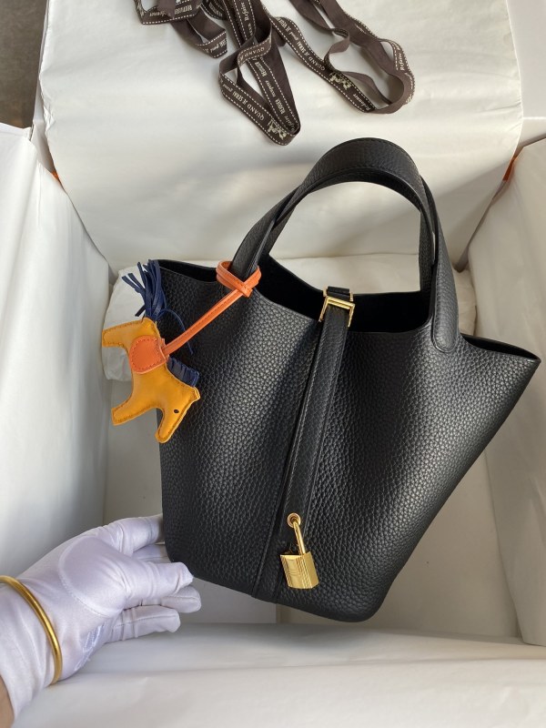 Picotin Lock 22 Clemence Leather“22*22*22CM”-079=
