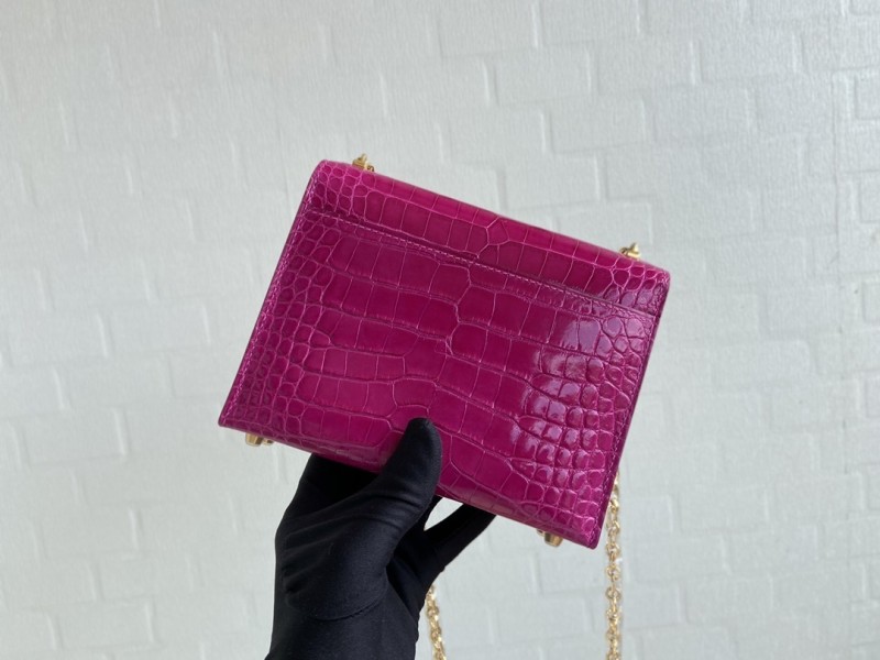 Verrou Chain Mini Bag 17 Alligator“17*14*4.2CM”-00801=