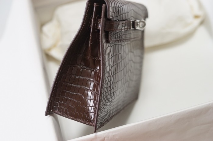 Kelly Danse  Alligator Matte“22*17*7CM”-00301=