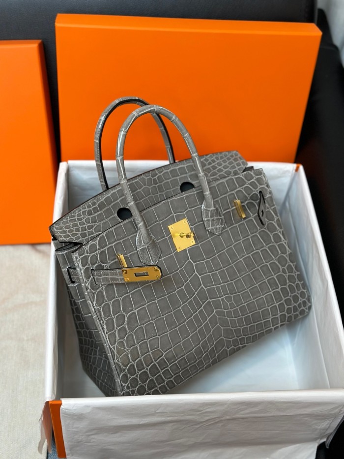 Birkin Togo-Crocodile 30Bag“30*22*16CM”-00081=