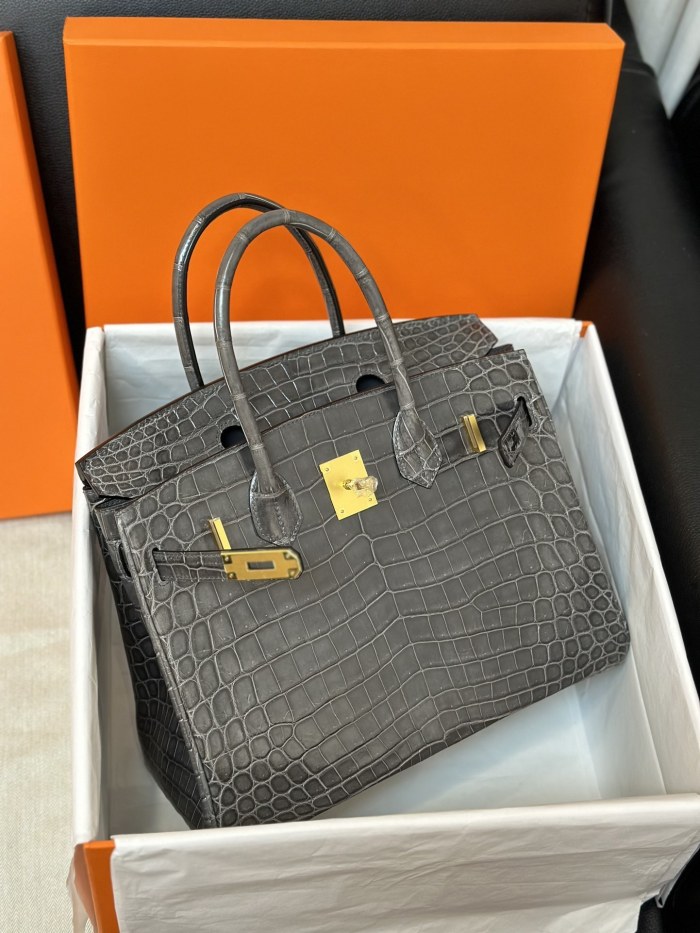 Birkin Crocodile 30Bag“30*22*16CM”-00081=