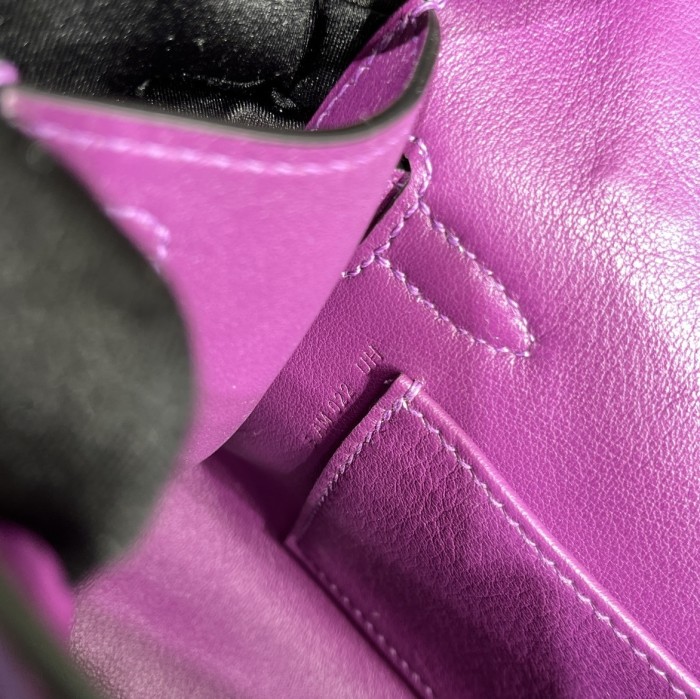 Kelly Pochette Swift Leather“22*12*7CM”-0301=
