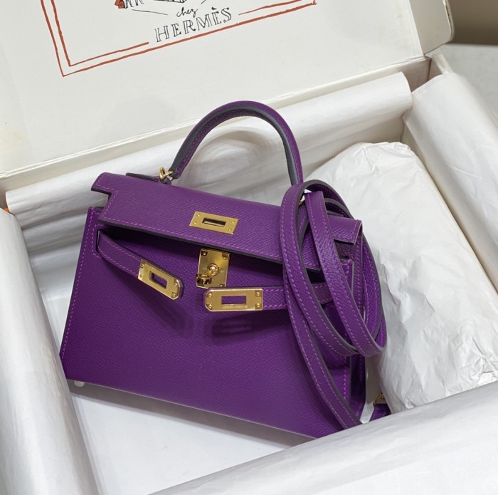 Mini Kelly Epsom“19*12*6CM”-0301=