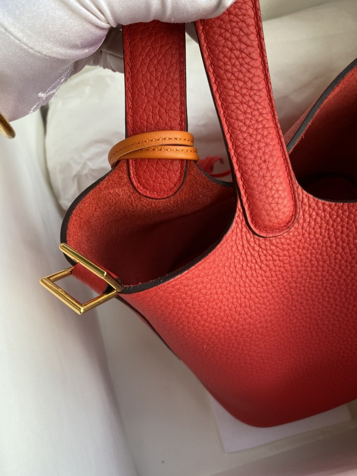 Picotin Lock 22 Clemence Leather“22*22*22CM”-079=