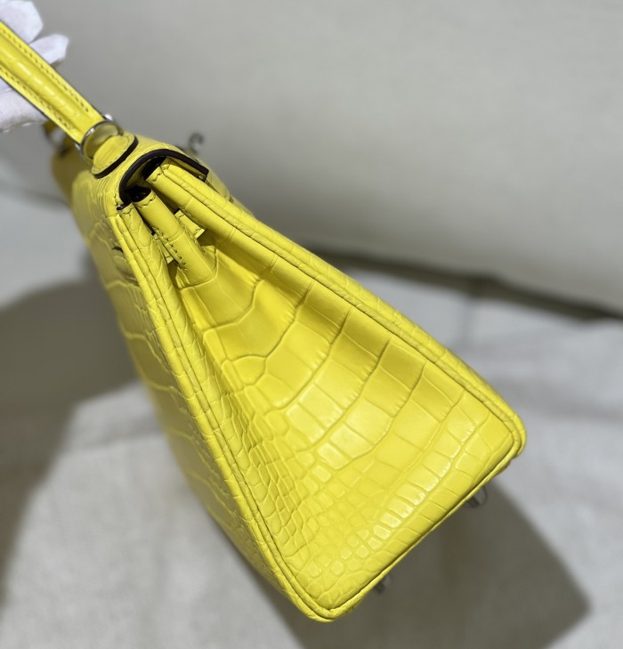 Kelly Crocodile 25 Bag“25*17*7CM”-00051=