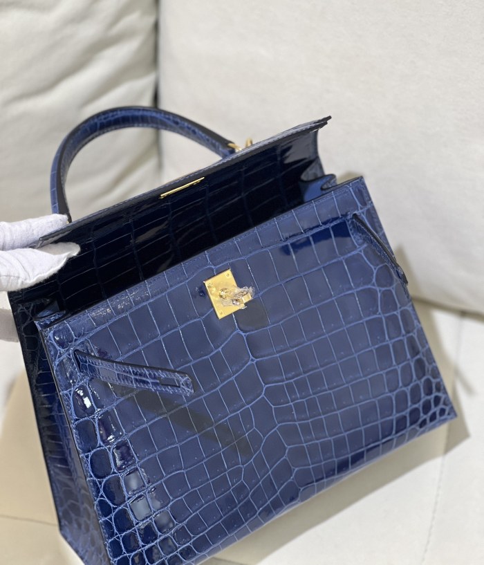 Kelly Crocodile 25 Bag“25*17*7CM”-00051=