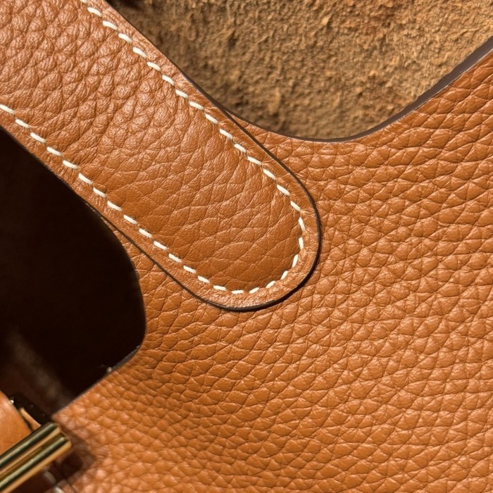 Picotin Lock 18 Bag Clemence Leather“18*18*18CM”-079=