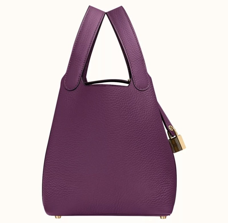 Picotin Lock 18 Clemence Leather Bag“18*18*13CM”-058=